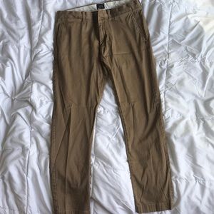 J Crew Dark Khaki 484 Pants in 32 30